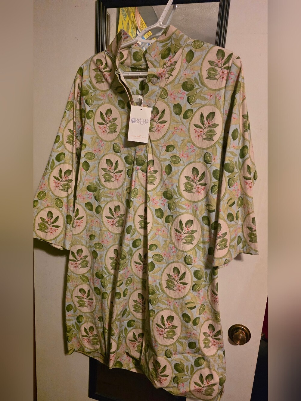 Holly Shae S/M Lime Dress - Vibrant Print NWT PTP 21